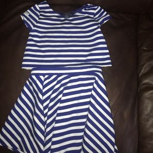 Ralph Lauren Polo striped skirt and top